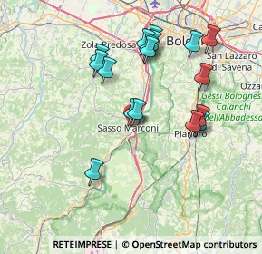 Mappa Via dell'Artigiano, 40037 Sasso Marconi BO, Italia (7.47353)