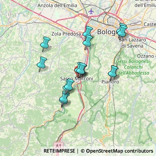 Mappa Via dell'Artigiano, 40037 Sasso Marconi BO, Italia (6.53)