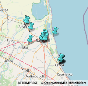 Mappa Viale Isaac Newton, 48124 Ravenna RA, Italia (10.7395)