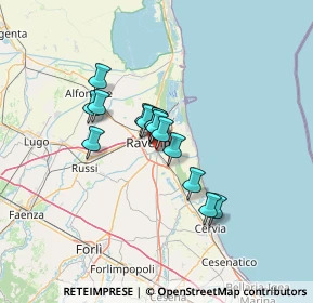 Mappa Via Arcivescovo Gerberto, 48124 Ravenna RA, Italia (9.07429)