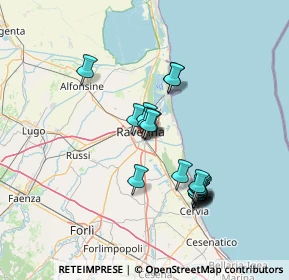 Mappa Via Arcivescovo Gerberto, 48124 Ravenna RA, Italia (12.6245)