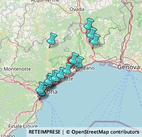 Mappa Via Gregorio Calcagno, 16016 Sciarborasca GE, Italia (12.57235)