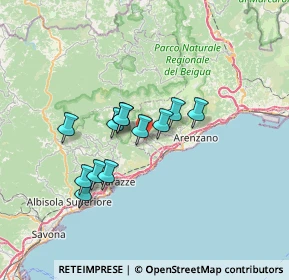 Mappa Via Gregorio Calcagno, 16016 Sciarborasca GE, Italia (5.36833)