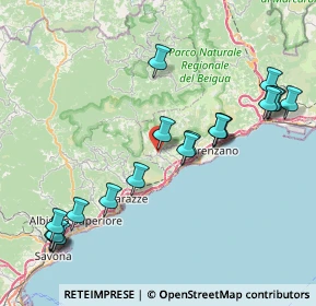 Mappa Via Gregorio Calcagno, 16016 Sciarborasca GE, Italia (9.321)