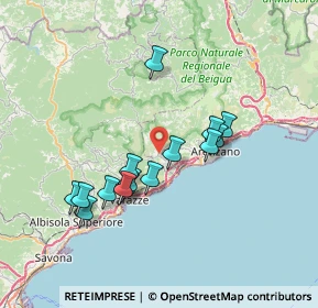Mappa Via Gregorio Calcagno, 16016 Sciarborasca GE, Italia (6.51533)