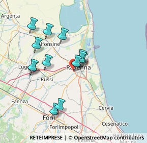 Mappa Via Zancana, 48124 Ravenna RA, Italia (13.48769)