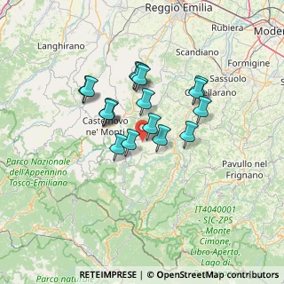 Mappa Toano, 42010 Toano RE, Italia (10.81647)