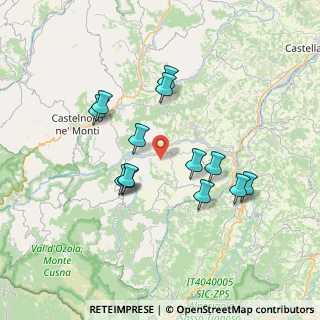 Mappa Toano, 42010 Toano RE, Italia (6.60385)