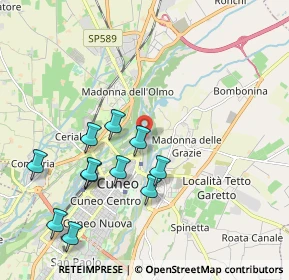 Mappa Via Basse San Sebastiano, 12100 Cuneo CN, Italia (2.07909)