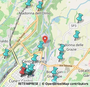 Mappa Via Basse San Sebastiano, 12100 Cuneo CN, Italia (1.486)