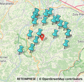 Mappa Via Stanzano, 41059 Zocca MO, Italia (7.323)