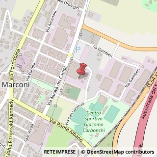 Mappa Via San Lorenzo, 1, 40037 Sasso Marconi, Bologna (Emilia Romagna)