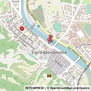 Mappa Corso Dante Alighieri, 24, 17014 Cairo Montenotte, Savona (Liguria)