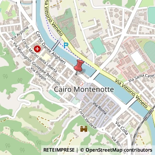 Mappa Via Fratelli Francia, 6, 17014 Cairo Montenotte, Savona (Liguria)