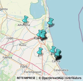 Mappa Via Isaac Newton, 48124 Ravenna RA, Italia (12.719)