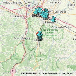 Mappa Via D.Casalini, 40065 Pianoro BO, Italia (7.107)