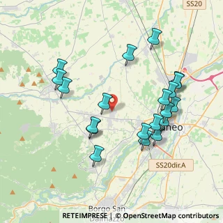 Mappa Via Maestri del Lavoro, 12010 Cervasca CN, Italia (4.034)