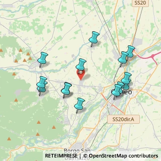 Mappa Via Maestri del Lavoro, 12010 Cervasca CN, Italia (3.97071)