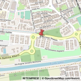 Mappa Via Isaac Newton, 72, 48124 Ravenna, Ravenna (Emilia Romagna)