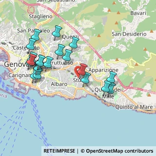 Mappa Via Riese, 16147 Genova GE, Italia (2.061)