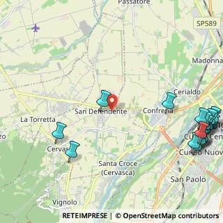 Mappa Via Bisalta, 12010 Cervasca CN, Italia (3.3625)