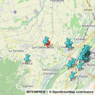 Mappa Via Bisalta, 12010 Cervasca CN, Italia (3.076)