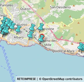 Mappa Via Angelo Carrara, 16147 Genova GE, Italia (3.0655)
