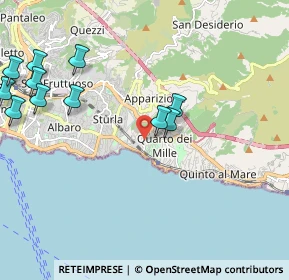 Mappa Via Angelo Carrara, 16147 Genova GE, Italia (2.54455)