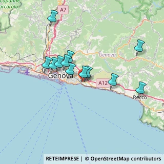 Mappa Via Angelo Carrara, 16147 Genova GE, Italia (6.6175)