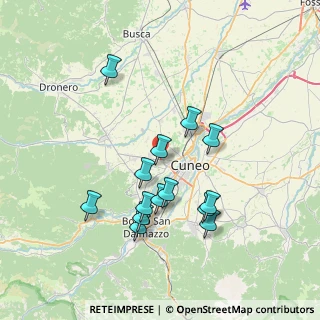 Mappa Via Monte Pigna, 12010 Cervasca CN, Italia (6.96071)