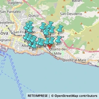 Mappa Via Chiesa Giorgio, 16147 Genova GE, Italia (1.4875)