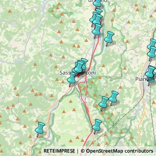Mappa Via del Lavoro, 40037 Sasso Marconi BO, Italia (5.1135)