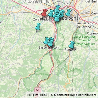 Mappa Via del Lavoro, 40037 Sasso Marconi BO, Italia (8.175)