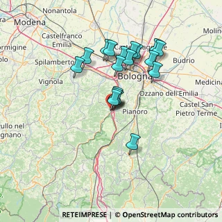 Mappa Via del Lavoro, 40037 Sasso Marconi BO, Italia (12.37778)