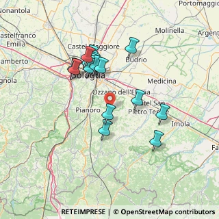 Mappa Via della Pace, 40064 Ozzano dell'Emilia BO, Italia (13.29167)