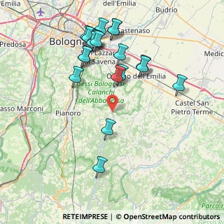Mappa Via della Pace, 40064 Ozzano dell'Emilia BO, Italia (8.6335)