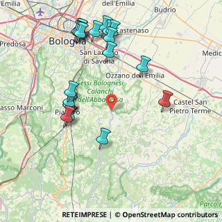 Mappa Via della Pace, 40064 Ozzano dell'Emilia BO, Italia (9.3445)