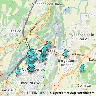 Mappa Via Sette Assedi, 12100 Cuneo CN, Italia (1.04579)