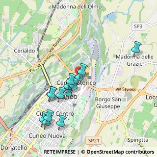 Mappa Via Sette Assedi, 12100 Cuneo CN, Italia (0.965)