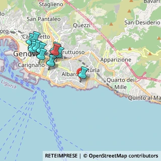 Mappa Via Luigi Arnaldo Vassallo, 16146 Genova GE, Italia (2.27308)