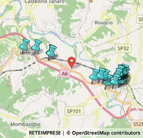 Mappa Via Mondovì, 12073 Ceva CN, Italia (2.377)