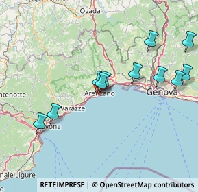 Mappa Via della Costa, 16011 Arenzano GE, Italia (16.03455)