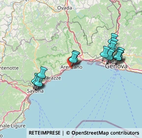 Mappa Via della Costa, 16011 Arenzano GE, Italia (15.5245)
