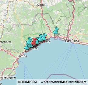 Mappa Via della Costa, 16011 Arenzano GE, Italia (8.32333)