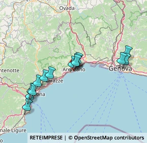 Mappa Via della Costa, 16011 Arenzano GE, Italia (14.91929)