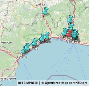 Mappa Via della Costa, 16011 Arenzano GE, Italia (14.8065)