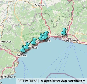 Mappa Via della Costa, 16011 Arenzano GE, Italia (10.72273)