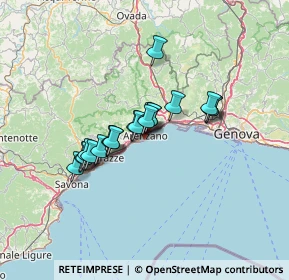 Mappa Via della Costa, 16011 Arenzano GE, Italia (9.673)