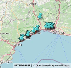 Mappa Via della Costa, 16011 Arenzano GE, Italia (10.2095)