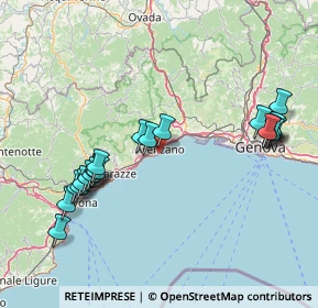 Mappa Via della Costa, 16011 Arenzano GE, Italia (17.2785)